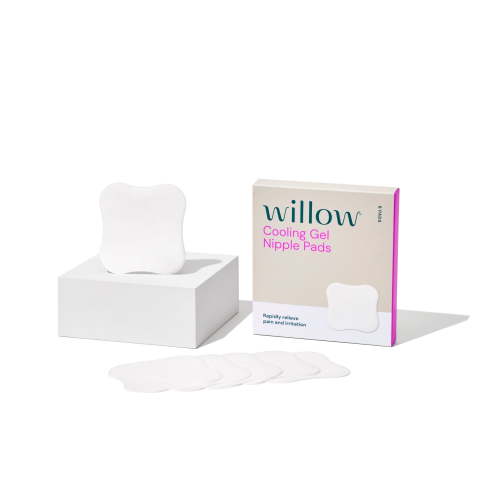 Willow Cooling Gel Nipple Pads, 6-count