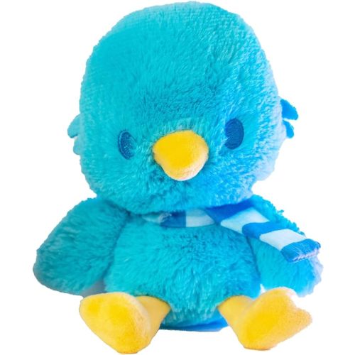 KIDS PREFERRED Harry Potter Ravenclaw Blue Raven Plush Stuffed Animal with Blue Stripped Scarf Hogwarts House Collectible for Babies, Toddlers, and Kids 6 Inches