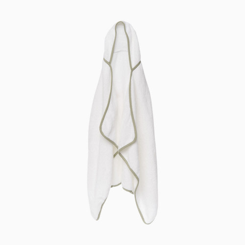 Lalo The Organic Hooded Towel - Coconut / Sage