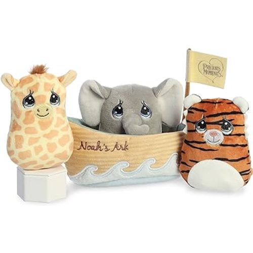 Aurora® Inspirational Precious Moments™ Noah's Ark Playset Stuffed Animal - Cherished Memories - Enduring Comfort - Multicolor 6 Inches