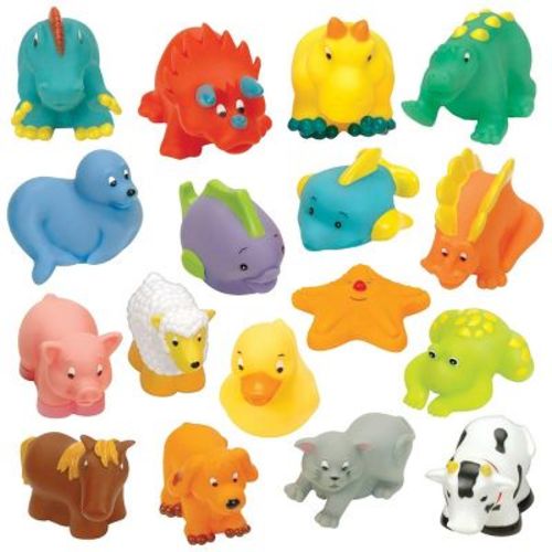 Battat My Bath Buddies Squeeze Toys - Set Of 17