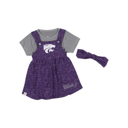 Colosseum K-State Wildcats Baby Girls Purple Legend Short Sleeve Dress