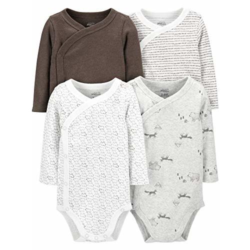 Simple Joys by Carter's unisex-baby 4-pack Side Snap Bodysuit