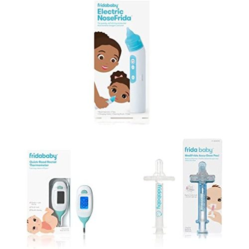 FridaBaby Medicine Dispenser, Nasal Aspirator, and Thermometer