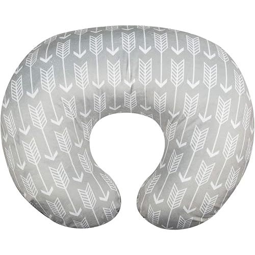 ALVABABY Minky Nursing Pillow Cover | Soft and Comfortable| Best for Breastfeeding Moms | Soft Fabric Fits Snug On Infant Nursing Pillows to Mothers While Breast Feeding MT-M01