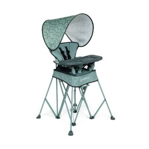 Baby Delight Go With Me Uplift Portable High Chair with Canopy - Sandstone