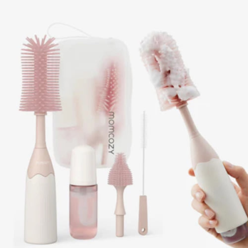 Momcozy Innovative Push-Press Design Bottle Brush Kit