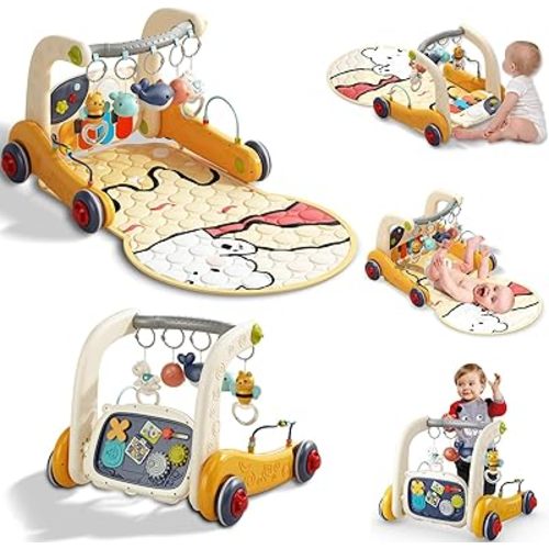 Baby Play Mat Activity Gym, Baby Kick Play Piano Gym Mats Musicial Lights, Tummy Time Toys Mat for Infant Babies Newborn Toddlers Boys Girl