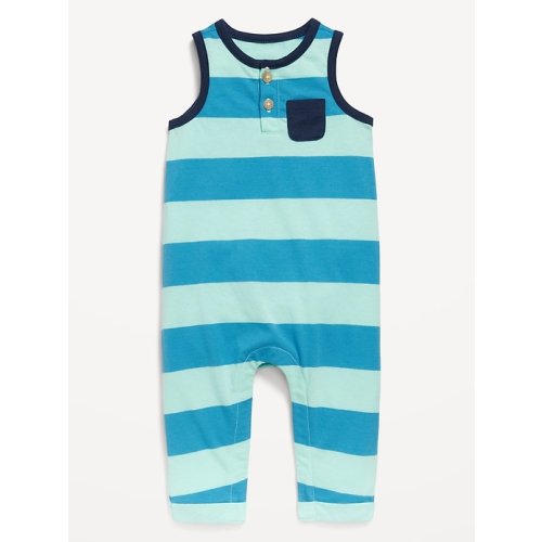 Unisex Waffle-Knit Henley Bodysuit for Baby