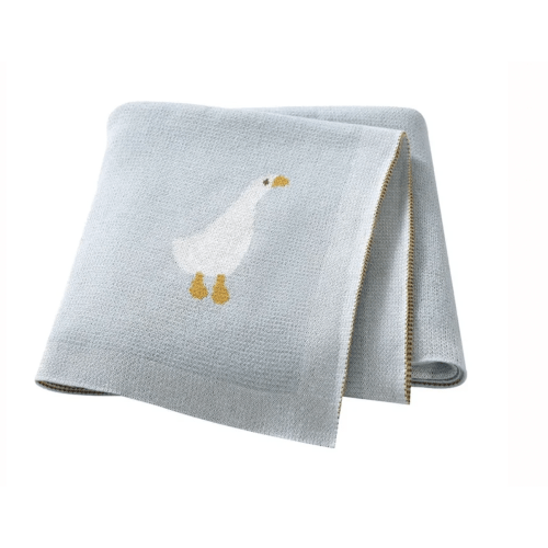Goose Knitted Blanket