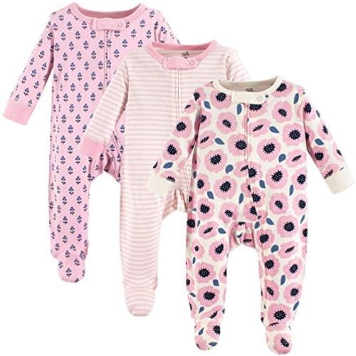 Touched by Nature Baby Girls' Organic Cotton Sleep and Play