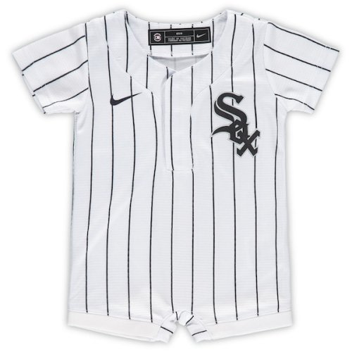 Newborn & Infant Chicago White Sox Nike White Official Jersey Romper