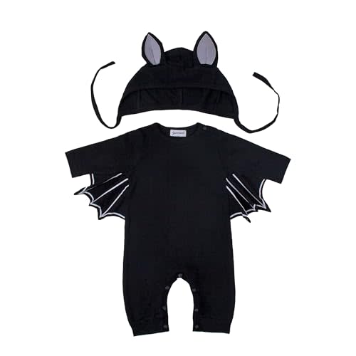 LYSMuch Toddler Baby Boy Girl Halloween Bat wings Outfits Kids Bat Hoodie Pants Set