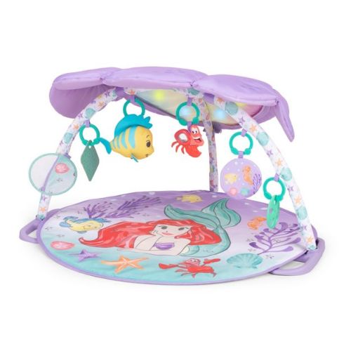 Bright Starts The Little Mermaid Twinkle Trove Light & Music Activity Gym: Disney Baby Extra Hoops, Developmental Toys