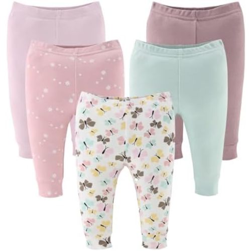 The Peanutshell Baby Girl Pants, Baby Girls' Clothing, Cotton Baby Clothes for Girls, Newborn to 24 Month Pants, Bottoms