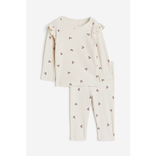 Ribbed Cotton Set- Cherries