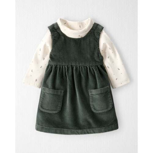 3M- Baby Girl 2-Piece Organic Cotton Jumper Set