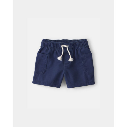Baby Boy Twill Drawstring Shorts - Navy - OshKosh B'gosh | Carter's