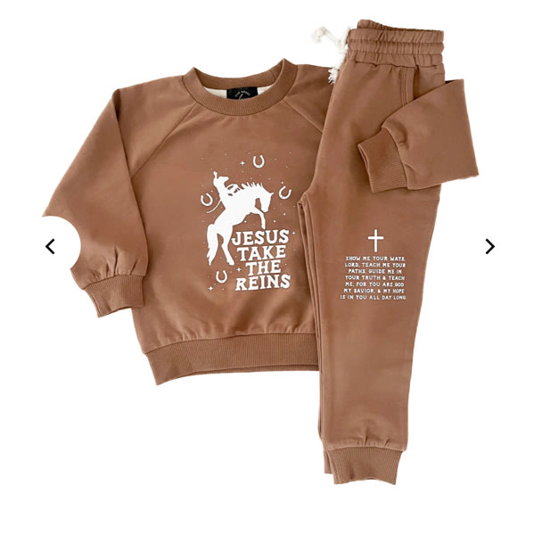 Jesus Take the Reins Sweatsuit