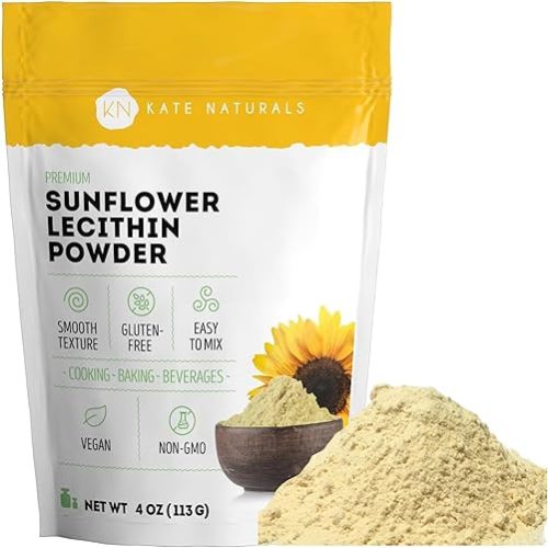 Kate Naturals Sunflower Lecithin Powder - 1 pack 11 Servings