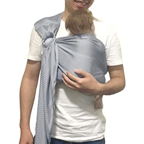 Baby Water Ring Sling Carrier - Light Gray