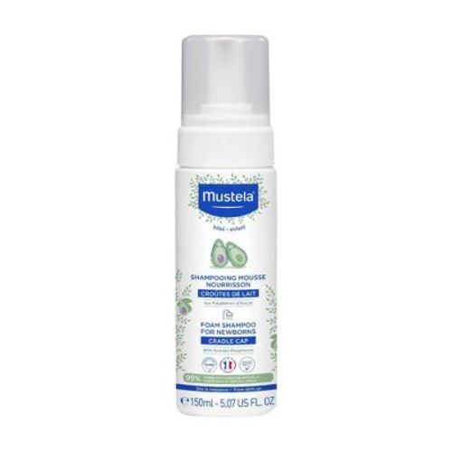Mustela Newborn Baby Foam Shampoo for Cradle Cap - 5.07 fl oz