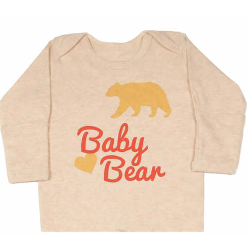 Baby Bear Full Body Onesie - Oatmeal 3-6 mth