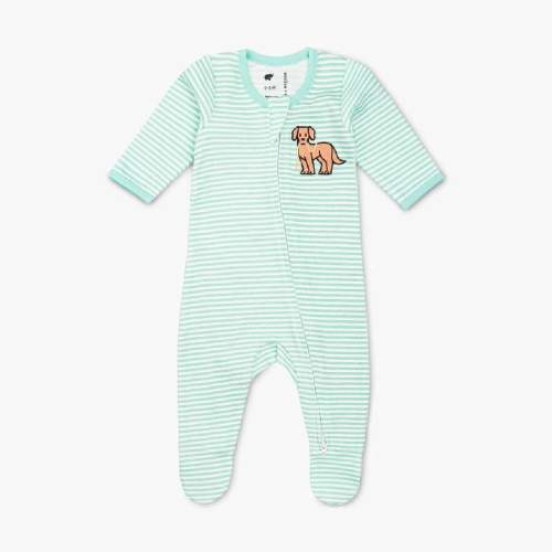 Monica + Andy - SALE - Cotton Rib Zipper One-Piece