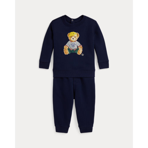 Polo Bear Fleece Sweatshirt & Pant Set