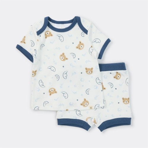 Huggies Babywear Organic Cotton Pyjama Set - Dark Blue