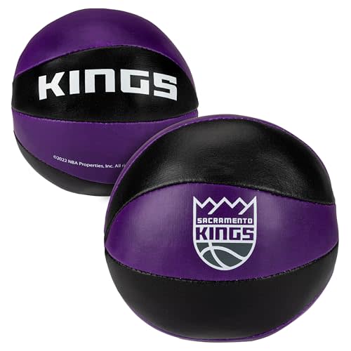 Franklin Sports NBA Toy Basketballs - 2 Pack of Kids Soft Mini Basketballs for Over the Door + Indoor Hoops - NBA Fan Shop Kids Soft Toy Basketballs - (2) Mini Balls Included