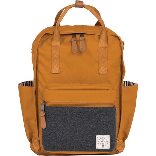 Elkin Sustainable Diaper Bag Backpack - Buckthorn