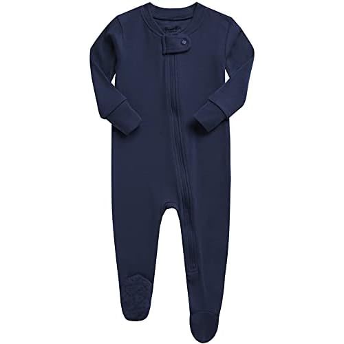 VAENAIT BABY Infant Toddler Boys Girls Footed One-Piece Sleep and Play Premium Modal Pajamas 1-2 Pieces