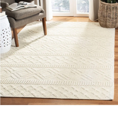 Hayhurst Handmade Flatweave Ivory Rug