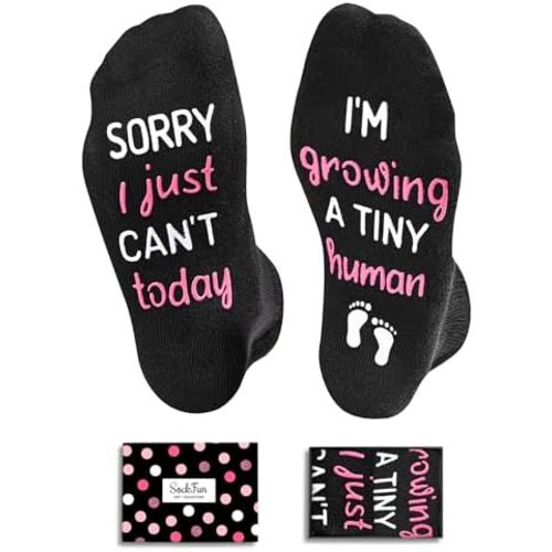 Pregnancy Gifts for Pregnant Women - Maternity Socks for New Mom, Expecting Mothers Gifts