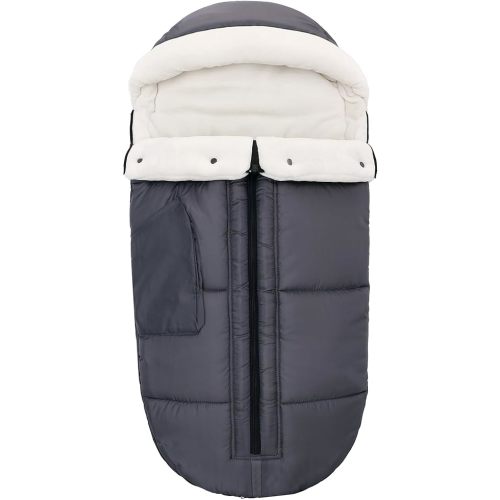 LAT Winter Warm Universal Baby Stroller Footmuff Bunting Bag, Toddler Sleeping Sack, Car Seat & Carrier Cover - Winter Essentials, Fits All Strollers