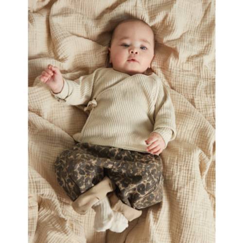 Romy Oat Rib Wrap Cardigan