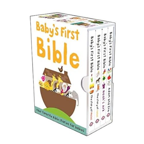 Baby's First Bible Boxed Set: The Story of Moses, The Story of Jesus, Noah's Ark, and Adam and Eve (Bible Stories): Priddy, Roger: 9780312514587: Amazon.com: Books