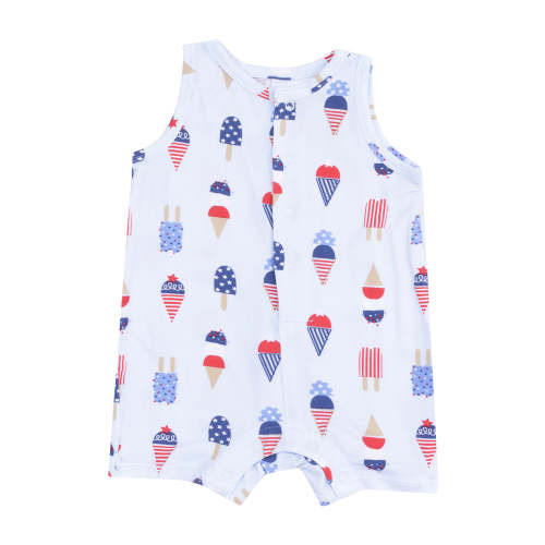 Sleeveless Shortie, American Ice Cream Blue