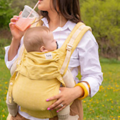Tula Free-to-Grow Linen Carrier - Daffodil