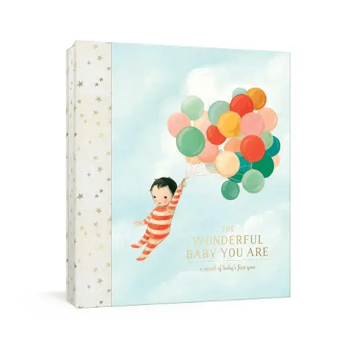 The Wonderful Baby You Are: A Record of Baby's First Year: Baby Memory Book with Milestone Stickers and Pockets