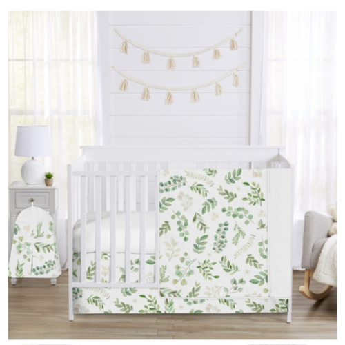 Botanical Collection 4 Piece Crib Bedding