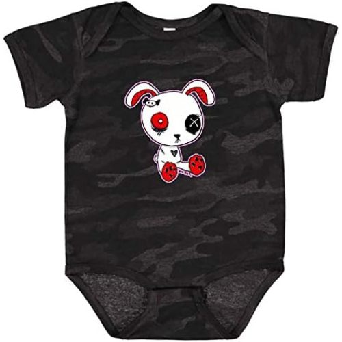 inktastic Goth Bunny Baby Bodysuit - Gus Fink Studios