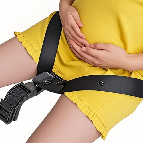2025 Upgraded Pregnancy Cushion Strap - Belly Seat Comfort Pad with Adjustable Fit for Car, Maternity Comfort Strap Adjuster for Driving & Support, Pregnancy Must Haves