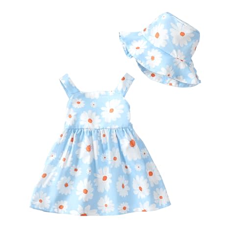 Newborn Infant Baby Girl Dress Toddler Girl Clothes Halter Backless Sleeveless Flower Sundress Summer Dresses for Girl