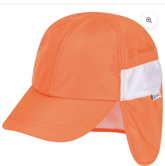 Kids Flap Hat | Orange
