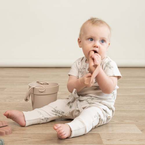 Organic Convertible Zip Romper - Turtles