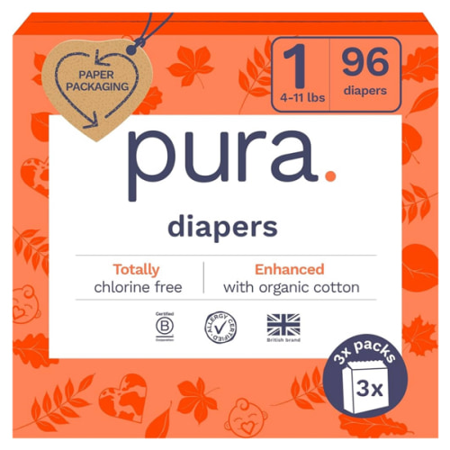 Pura Eco-Friendly Diapers (4-11lbs)