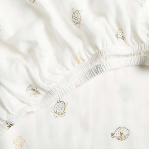 Supersoft Sea Dreams 100% Organic Cotton Baby Crib Fitted Sheet