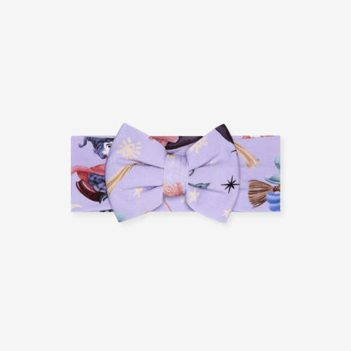 Hocus Pocus Purple Baby Girl Big Bow Headwrap | Disney Amok Amok Amok